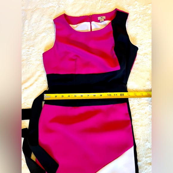 Fun pop of color fully-lined dress by Worthington - Picture 5 of 12